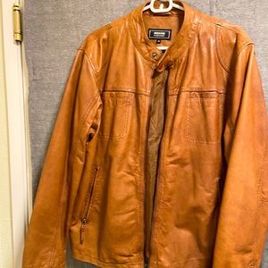 Missani Le Collezioni Lambskin Café Racer Jacket